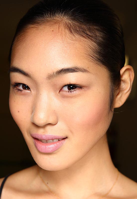 Doll makeup look at Altuzarra Spring/Summer 2015