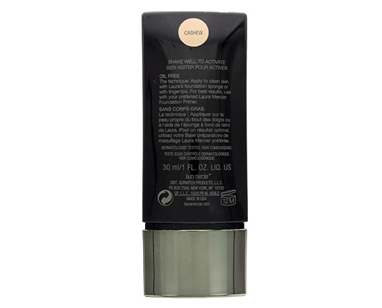 Back of Laura Mercier Smooth Finish Flawless Fluide Review