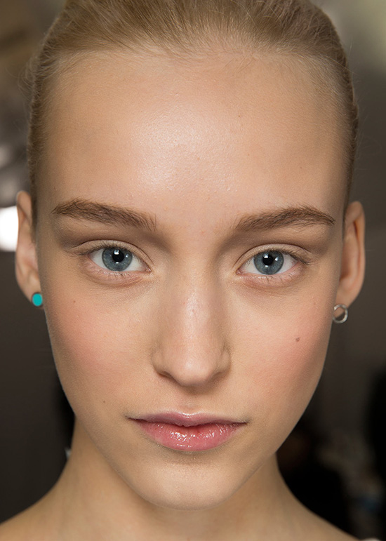 Luminous skin at Christian Dior Spring 2015 Couture