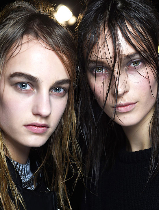 Alexander Wang A/W 2015 runway beauty