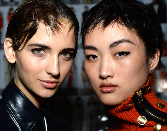 Graphic eyeliner at Rag & Bone A/W 2015 runway