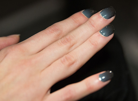 Ombre nails by Jamberry at Christian Siriano A/W 2015