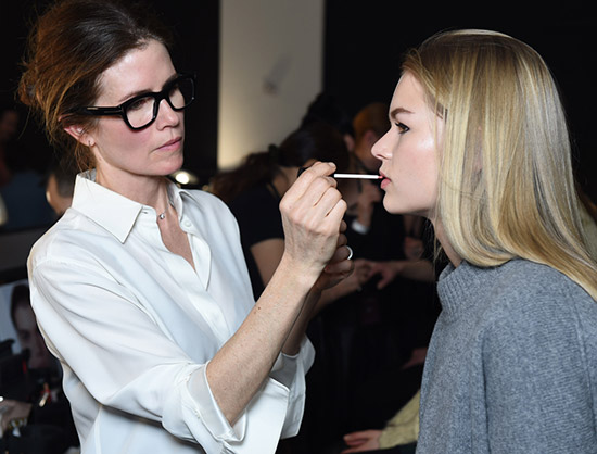 Rag & Bone A/W 2015 backstage makeup