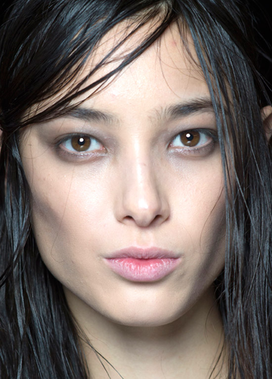 Rock n roll makeup at Alexander Wang A/W 2015