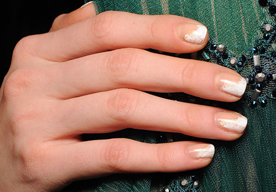 Tadashi Shoji A/W 2015 runway nails by butter LONDON