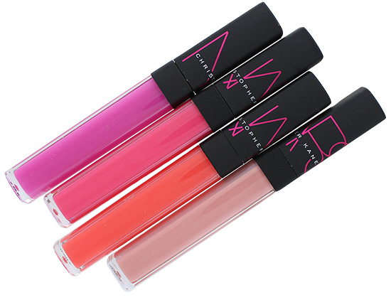 Christopher Kane for NARS Lip Glosses in Mezmer, Glow Pink, Nebulous and Nucleus