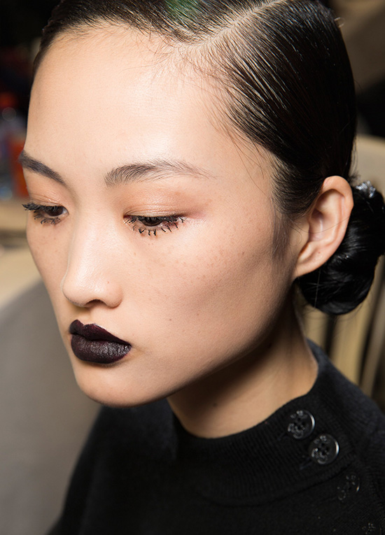 Dior A/W 2016 backstage makeup