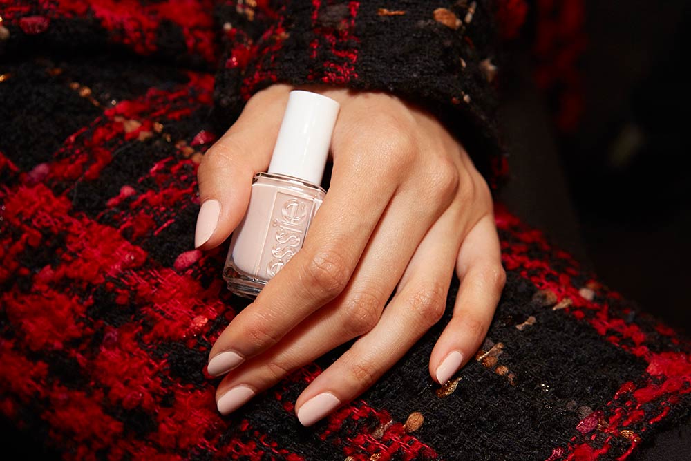 Soft neutral nail look at Jonathan Simkhai A/W 2017