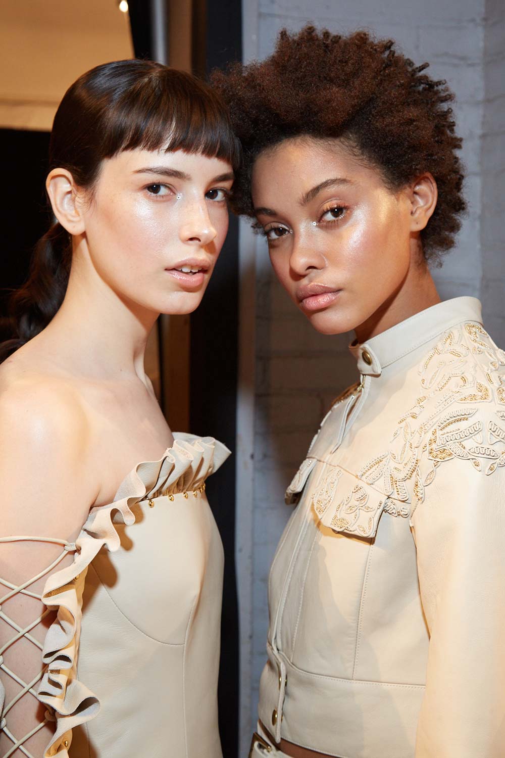 Jonathan Simkhai A/W 2017 backstage makeup