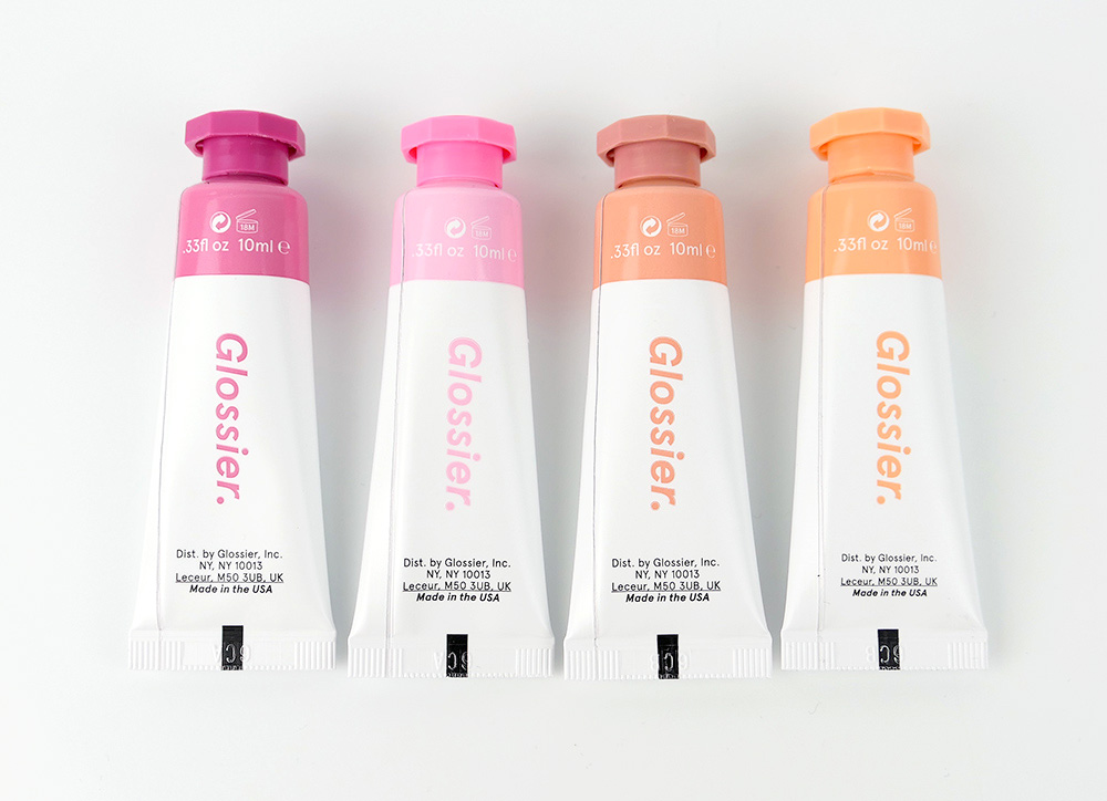 Glossier Cloud Paints in Haze, Puff, Dusk and Beam