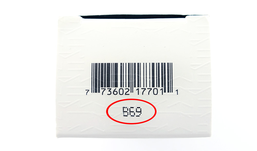 Check Batch Code and Expiration date on perfumes