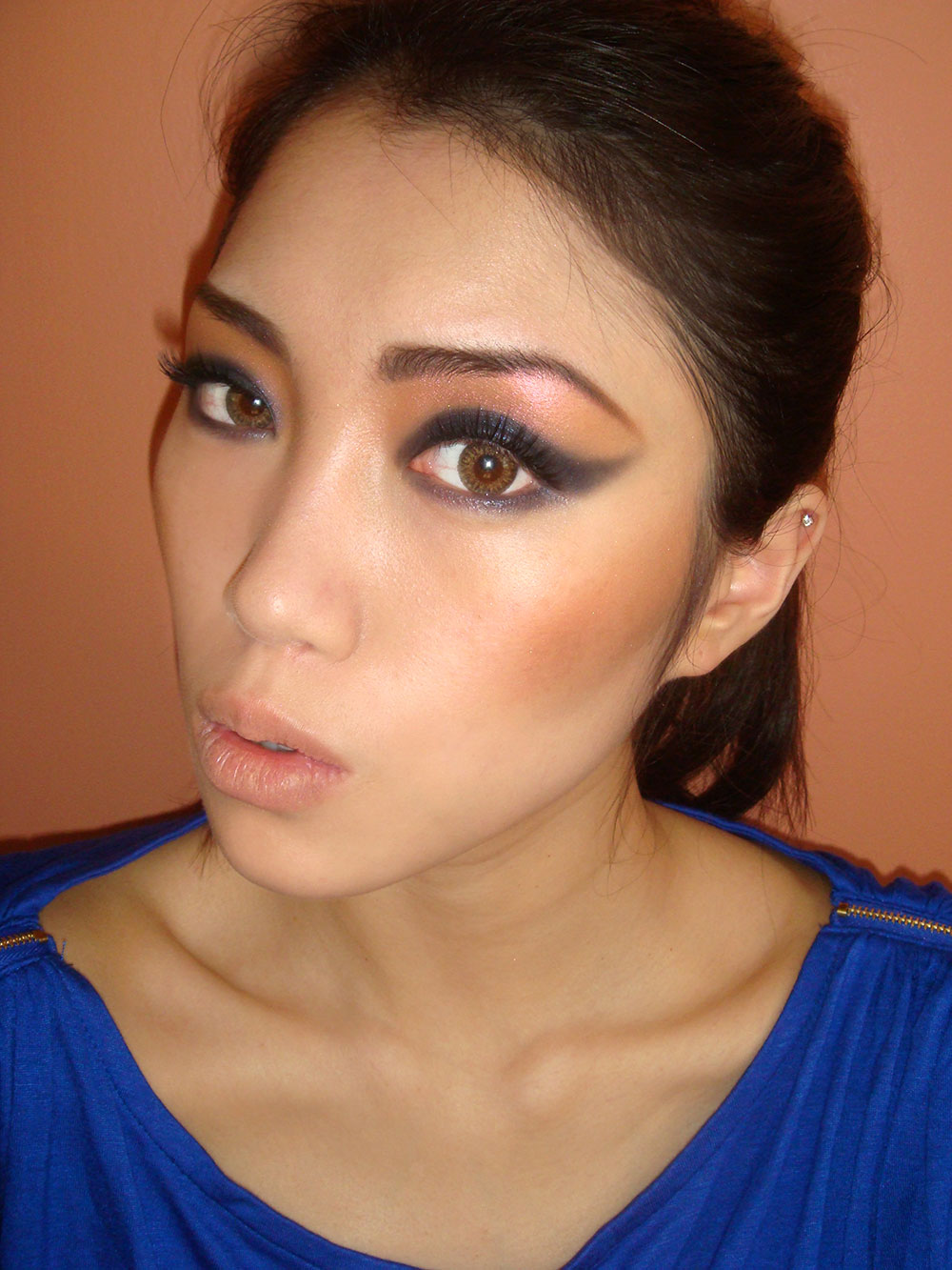 FOTD: ’80s Inspired Strong Cat Eye Makeup Look – Makeup For Life
