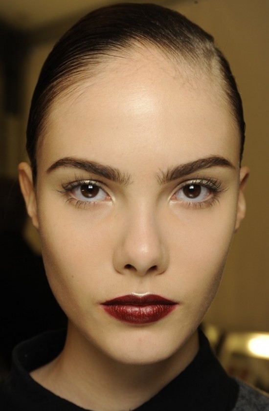 Gilded Eyes and Red Lips at Naeem Khan A/W ’14 – Makeup For Life